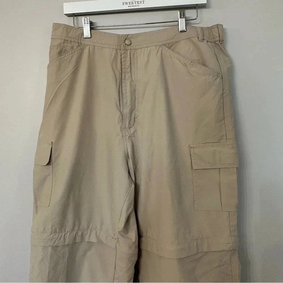 Pendleton Khaki Cargo Zip Off Pants Size 36 GUC - Picture 3 of 13